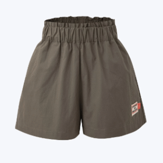 Paperbag Shorts - Army Green