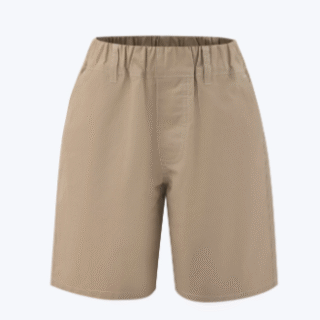 Contrast Stitch Short - Khaki